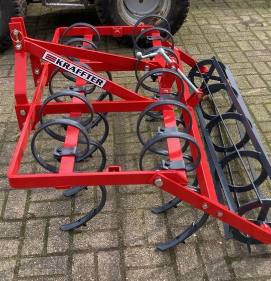 Kraffter Cultivator 9 tands met rol CSR 120