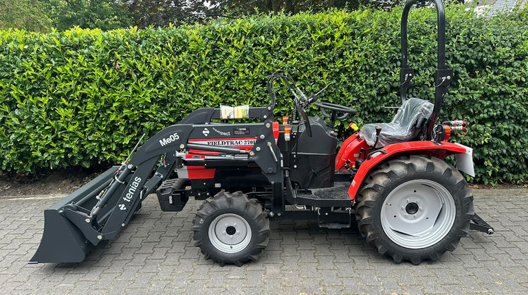 Fieldtrac 270D met voorlader, Aanbieding + Weidesleep al vanaf € 195,- p/maand.